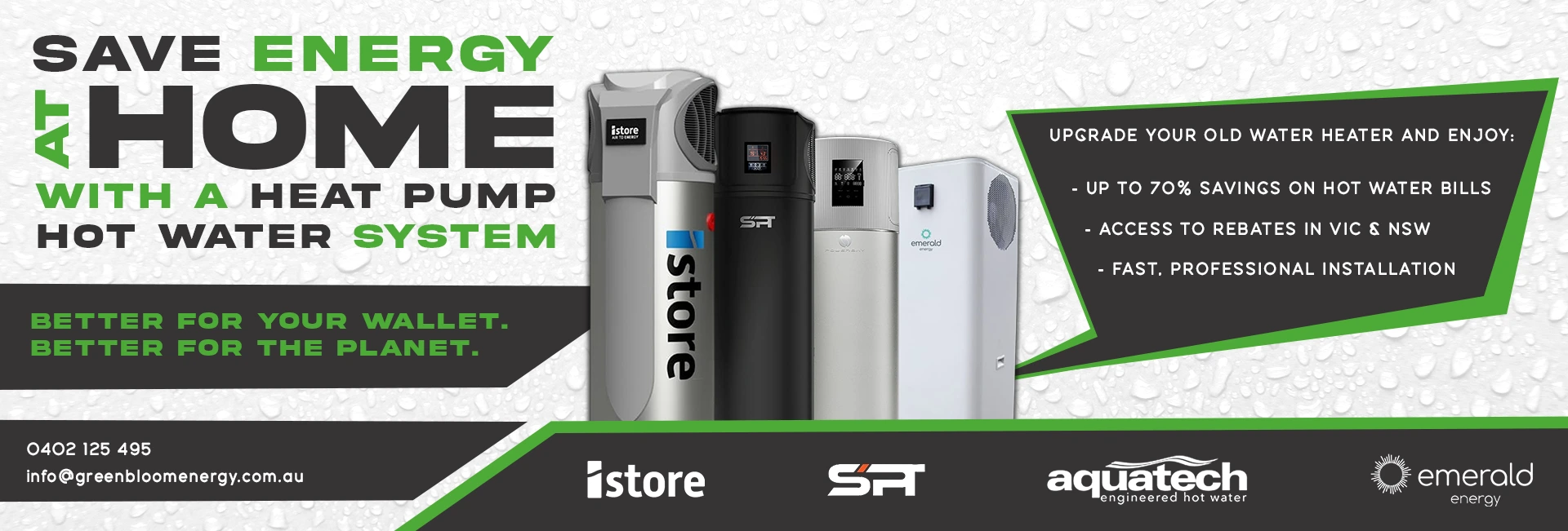 image is showing up to $200 off in EOFY offer on Every Heat Pump 